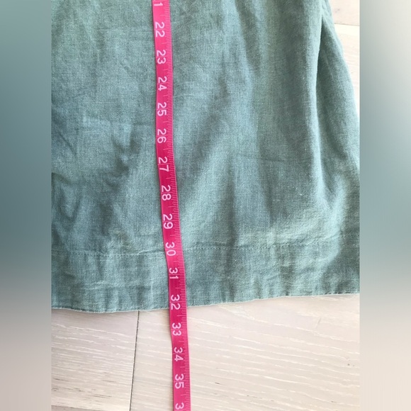 Free People Free-est Amanda Cotton-Linen Mini Dress Ruched Sleeveless Sz medium - Picture 7 of 7